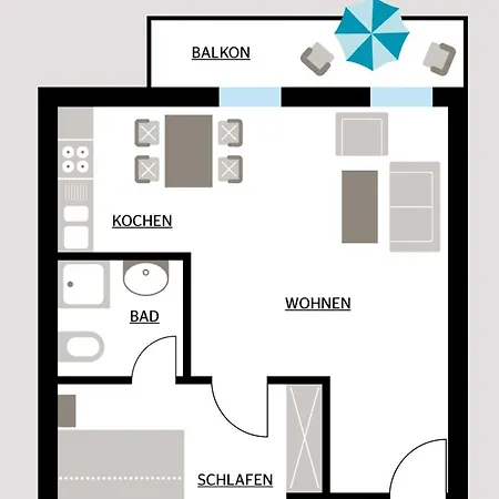 Waldstrasse Whg 13 *